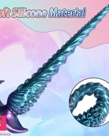 7.1in 13.8in 17.7in Long Tentacle Penis Dildo Silicone Octopus Butt Plug