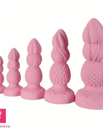 7.28in 9.05in 10.63in 11.81in 13.38in Fantasy Silicone Soft Clitoris Anal Dildo