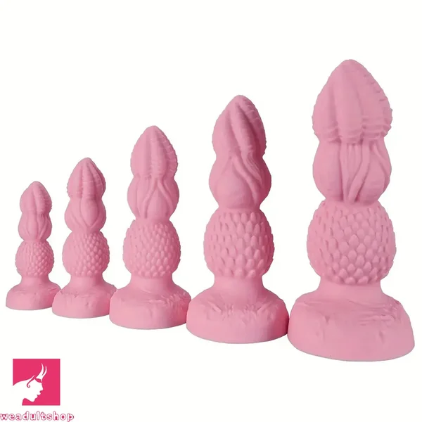 7.28in 9.05in 10.63in 11.81in 13.38in Fantasy Silicone Soft Clitoris Anal Dildo