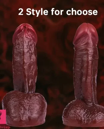 7.2in 7.3in Soft Flexible Liquid Silicone Realistic Penis Dildo Adult Toy