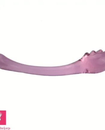 7.48in Durable Hygienic Glass Elegant Handheld Dildo For Adults Sex