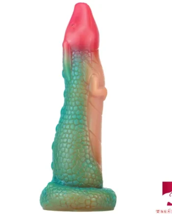 7.64in Beautiful Makeup Lifelike Dragon Soft Dildo Adult Toy