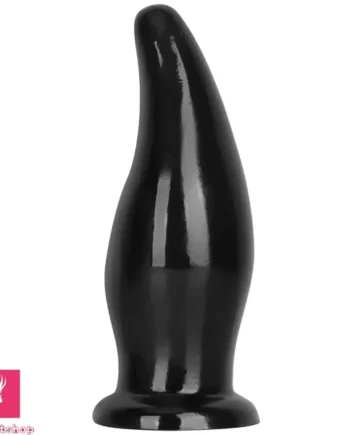 7.87in 9.44in PVC Black Anal Plug Thick Fat Big Dildo Cock With Suction Cup