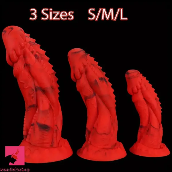 7.87in 9.84in 11.81in Dragon Silicone Monster Soft Big Dildo For Women
