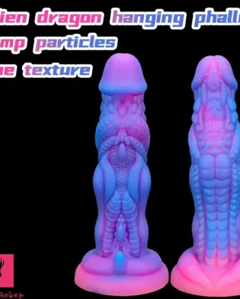 7.87in Alien Dragon Anal Plug Liquid Silicone Monster Dildo For Prostate