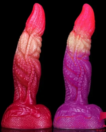 7.87in Ombre Octopus Tentacle Monster Fantasy Soft Dildo