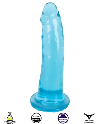 7 Inch Slim Stick Berry Ice Dildo