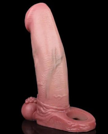 7-inch Realistic Animal Penis Sleeve Condom - Fantasy Elephant Beast Sex Cocksleeve