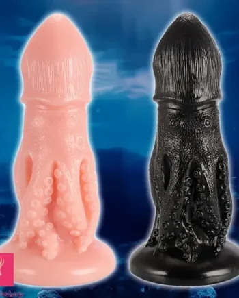 8.07in Skin Feel Octopus Anal Plug-Real Tentacle Dildo Granular Bump