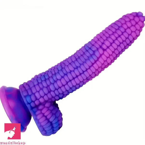 8.07in Special-shaped Anal Plug Liquid Silicone Female Sex Strip Corn Dildo