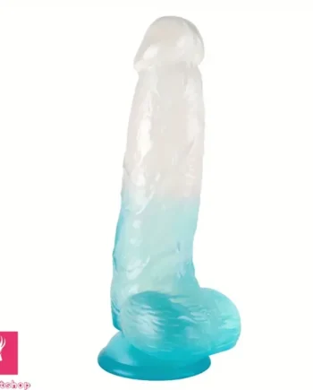 8.07in TPE G Spot Dildo With Vein Suction Cup Base Prostate Adult Sex Toy