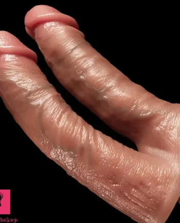 8.27in Realistic Double-Headed Liquid Silicone Dildo With Real Veins
