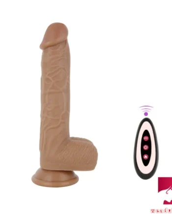8.3in New Style Remote Heating Thrusting Vibrating Dildo