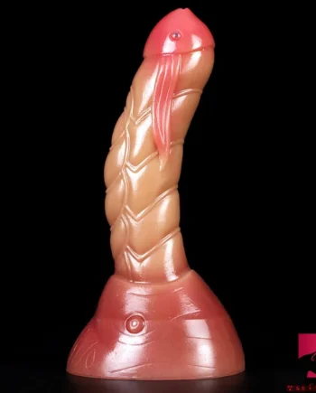 8.46in Fantasy Dual Layer Silicone Floppy Fish Dildo For Women