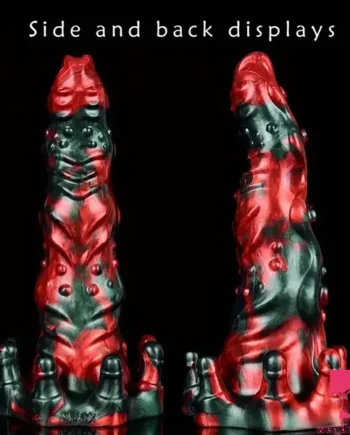 8.46in Red Devils Fantasy Big Monster Silicone Soft Dildo Adult Toy