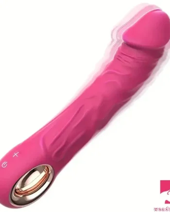 8.6in Premium Silicone Vibrating Realistic Women Vibrator Dildo