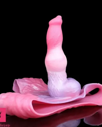 8.81in Knot Dog Silicone Monster Strap on Dildo For Couples Sex Orgasm