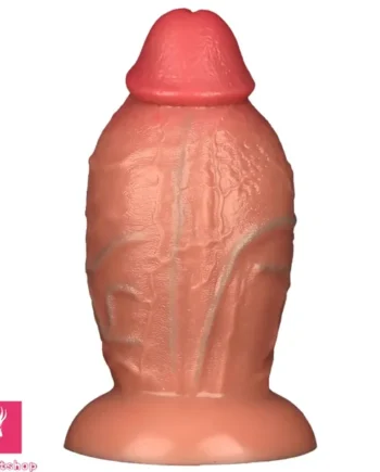 8.85in Liquid Silicone Dual Hardness Super Large Thick Cock Flexible Dildo