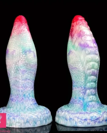 8.98in Dragon Octopus Tentacle Liquid Silicone Soft Big Wide Dildo