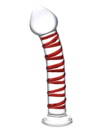 8 Inch Mr. Swirly Glass Dildo