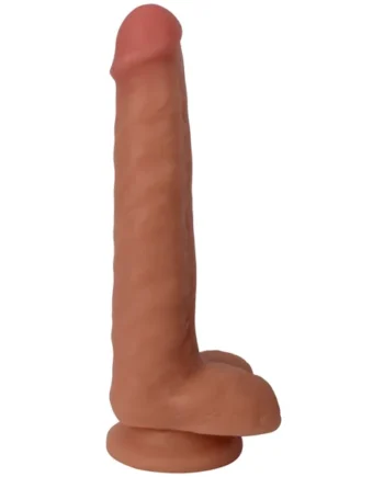 8 Inch Slim Dildo with Balls