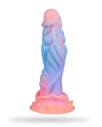 9.05‘’ Fluorescent Silicone Butt Plug Dildo