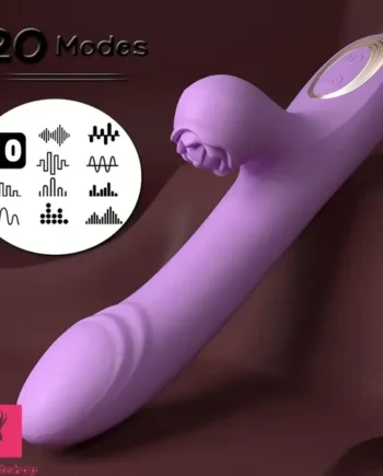 9.44in Big Vibrating Telescope Real Automatic Scaling Clit Dildo