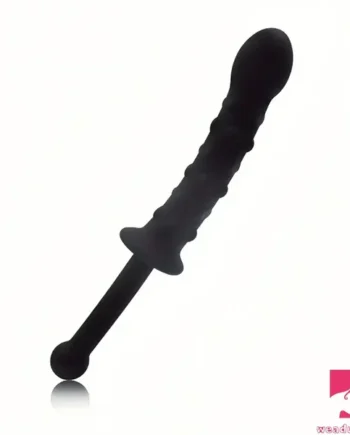9.45in Unisex Soft Silicone Big Spiked Dildo With Handle For Love Toy