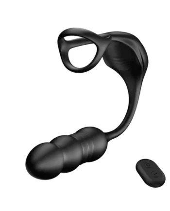 9 Thrusting & Vibrating Wearable Prostate Massager with Cock Ring