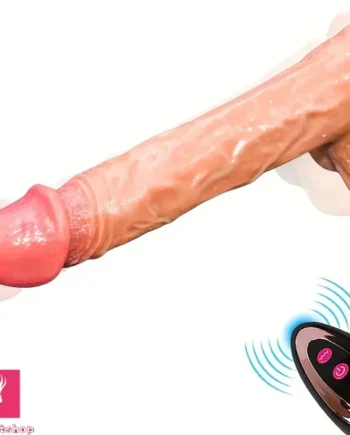 9in Automatic Thrusting Vibrator Lifelike Heating Vibrating Dildo