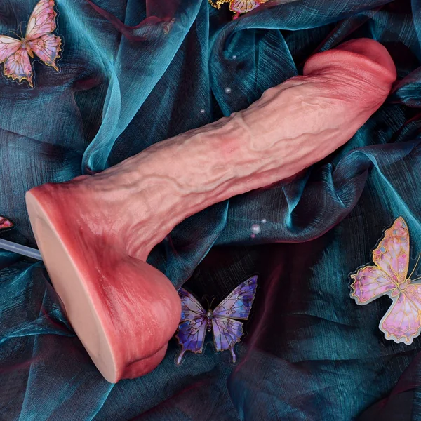 9-Inch Extra Long Squirt Dildo - Realistic Flesh Dick Silicone Vaginal Masturbation Anal Sex Toy