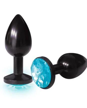 9’S SILVER STARTER ANODIZED BEJEWELED STEEL PLUG AQUA