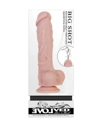 A Big, Vibrating, Squirting Dildo