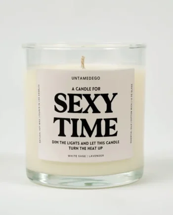 A Candle For Sexy Time Glass Candle