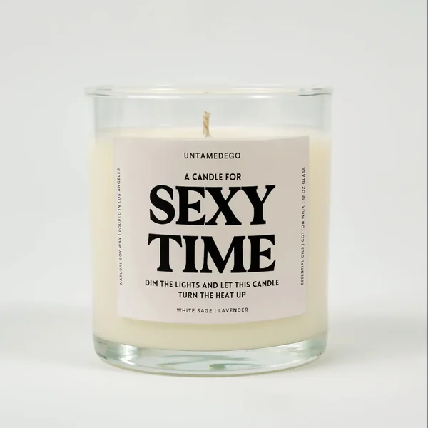 A Candle For Sexy Time Glass Candle