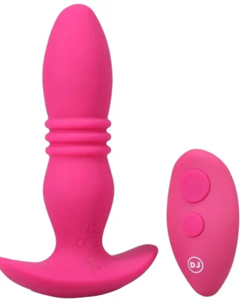A - Play Rise Rechargeable Silicone Anal Plug with Remote
