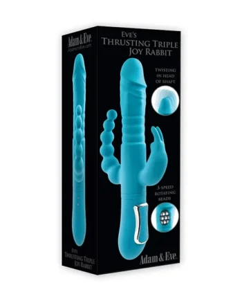 A Triple Rabbit Vibrator That Thrusts