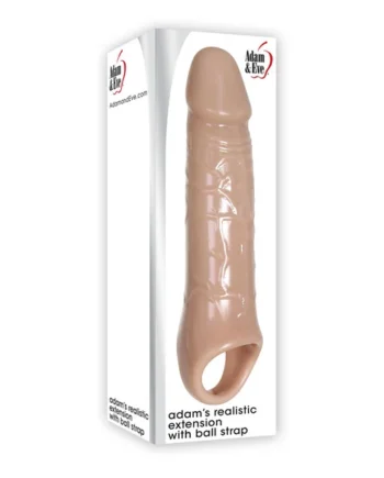 ADAM & EVE ADAMS REALISTIC EXTENSION W/ BALL STRAP