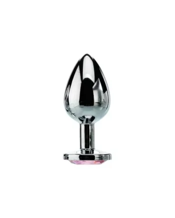 Adam & Eve Pink Gem Aluminum Anal Plug, Large