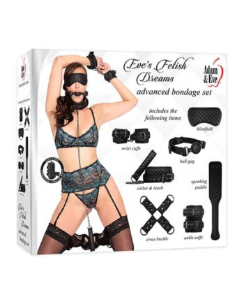 Adam & Eve's Fetish Dreams Advanced Bondage Set - Black