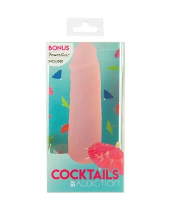 ADDICTION COCKTAILS 5.5 SILICONE DONG PEACH BELLINI “
