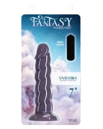 Addiction – Fantasy Silicone Probe – 7″ Unicorn