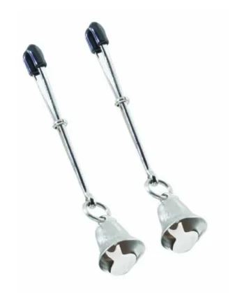 ADJUSTABLE TWEEZER CLAMP W/NICKEL BELL