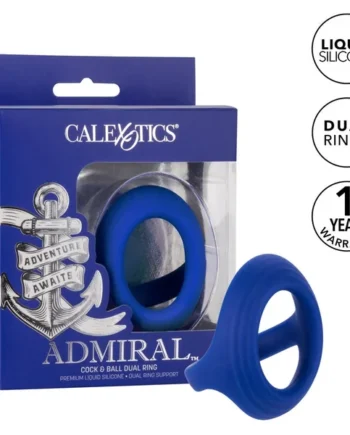 Admiral™ Cock & Ball Dual Cock Ring by Cal Exotics