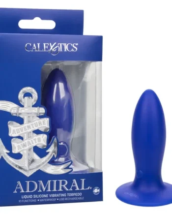 Admiral Liquid Silicone Vibrating Torpedo Butt Plug