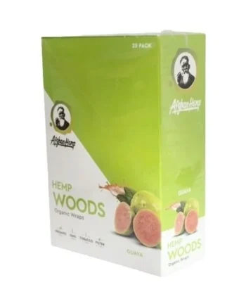 Afghan Hemp Natural Wraps Guava 25 Pack/ Box
