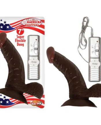 AFRO AMERICAN WHOPPER 7IN W/ BALLS BROWN