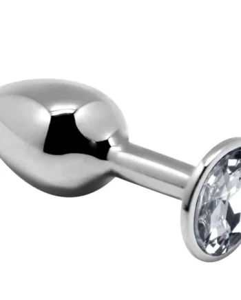 ALIVE - ANAL PLEASURE MINI PLUG METAL WHITE SIZE L