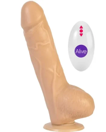 ALIVE - MARCO REALISTIC PENIS VIBRATOR & ROTATOR REMOTE CONTROL 19 CM
