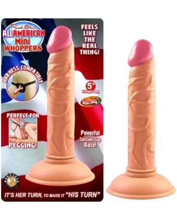 All American Mini Whoppers 5-Inch Straight Dong - Flesh